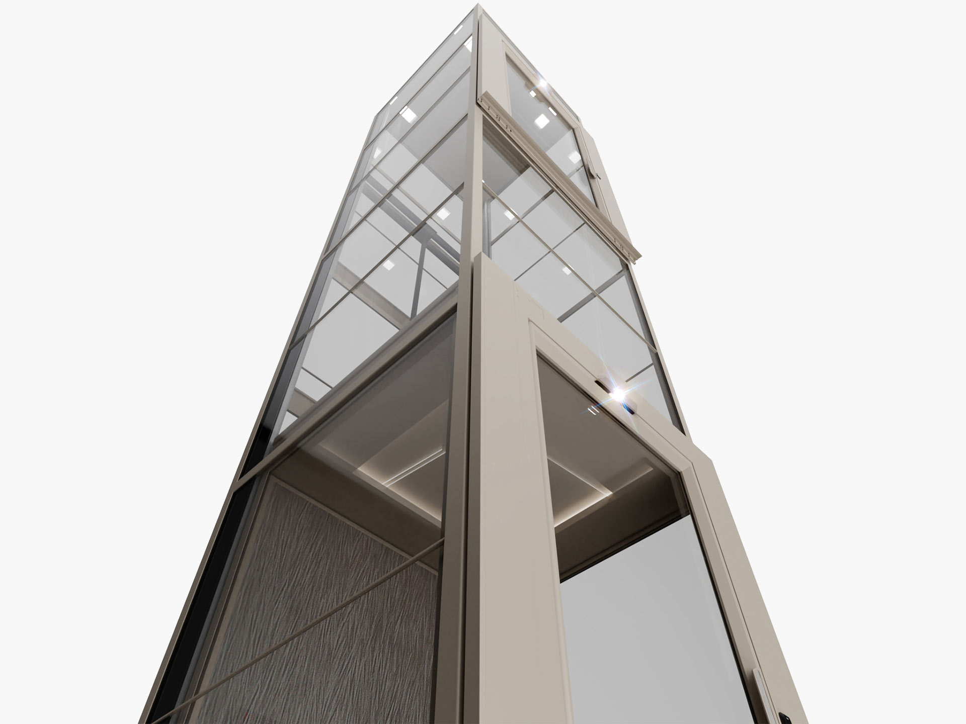 Panoramic Glass Shaft