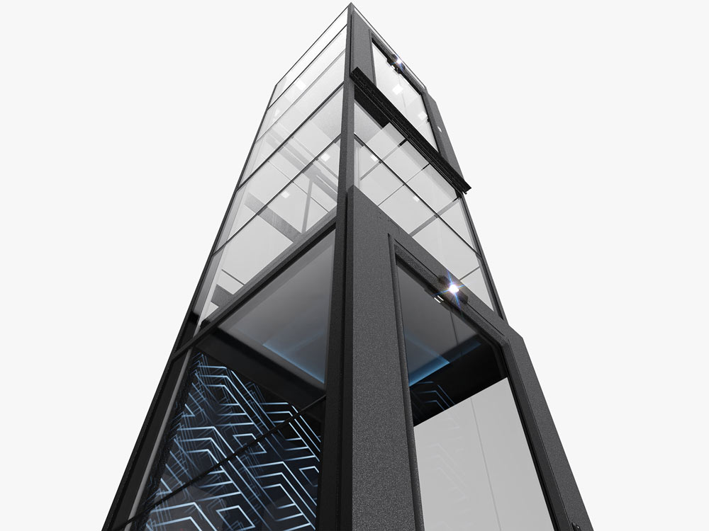 V90 Galaxy Panoramic Glass Shaft