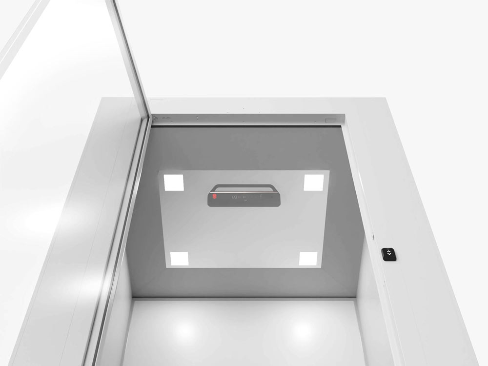 Cabin lift without shaft