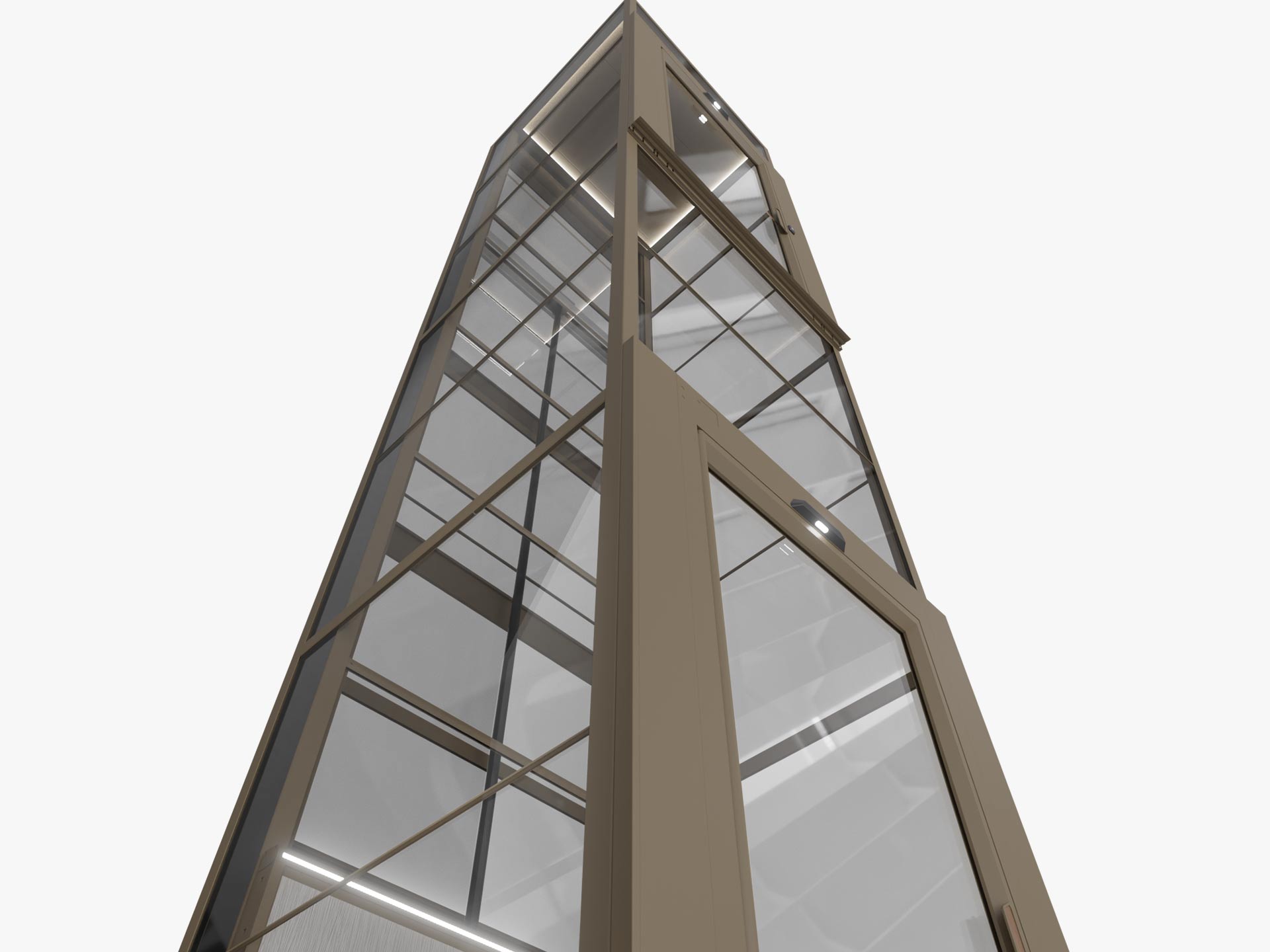 Panoramic Glass Shaft